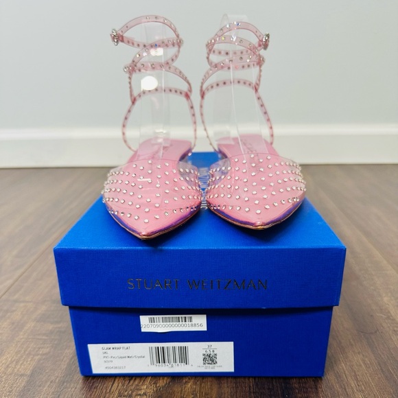 Stuart Weitzman Glam Wrap Flats - Picture 4 of 12